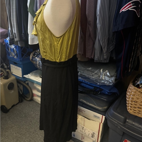 INC Elegant bright yellow/green Black Ruffled Skirt - Picture 4 of 9